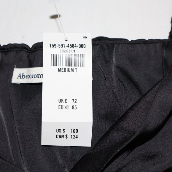 Abercrombie & Fitch Black Midi Dress - Picture 6 of 11